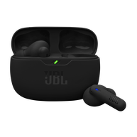 JBL Wave Beam 2 - Black - True Wireless Noise Cancelling Earbuds - Hero